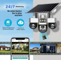 V380 PRO 3 Lens Solar VTS30-4G Sim-Supported Battery Backup PTZ IP Camera 9MP Outdoor Waterproof 360 Degree Wide Angle Auto Tracking Color Night Vision Two Way Audio PTZ CCTV Camera.