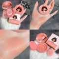 Air Cushion Blush Cream Matte Nude Color Blusher Milk Pink Peach Apricot Rouge with Puff Girl Blush Facial Makeup Cosmetics. 