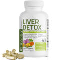 Bronson Liver Detox Supplement 60 Vegetarian Capsules. 