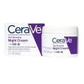 CeraVe Skin Renewing Night Cream 48g (france), Niacinamide, Peptide Complex, and Hyaluronic Acid Moisturizer for Face, 1.7 Ounce, Packaging may Vary. 