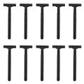 10 Pcs Two Blade Razor Disposable Razor For Men Stainless Steel Razor Blade Plastic Handle safety razor beard. 