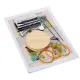 JAERBEE Mini Loom Speedweve Type Weave Tool,Darning Loom Quickly Mini Mending Convenient Darning Loom DIY Weaving Arts 14 Hooks. 