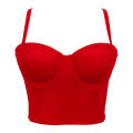 Mesh Push Up Bralet Women's Corset Bustier Bra Night Club Party Long Cropped Top Vest Plus Size Tank Top Women White Corset.