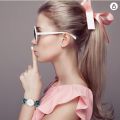 OIDEA Women Elastic Band Wristwatch: Scrunchies Band Stretch Watches Quartz Analog Easy Reader Watches for Women Ladies. 