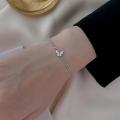 Japanese And Korean New Style bracelet design for girl simple Niche Design Butterfly Double Layer Round Bead Bracelet.