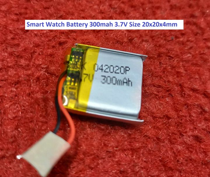 Smart%20%20Watch%20Battery%203.7V%20300mAh%20Rechargeable%20Battery%203.7V%20Battery%20Size%2020%20x%2020%20%C3%974mm%20Lithium%20Polymer%20Rechargeable%20Battery%203.7V%20Battery%20For%20Bluetooth%20Watch%20Battery%20-%20Image%205