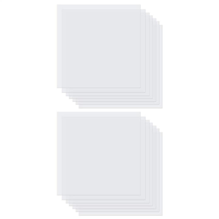 20Pcs 7Mil Blank Stencil Sheets, 12 x 12 Inch Mylar Template Stencil Material for Cricut & Silhouette Machines