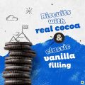 Cadbury Oreo Chocolate Creme Biscuit, pcs 41.75g Pack - (Pack of  3 pcs). 