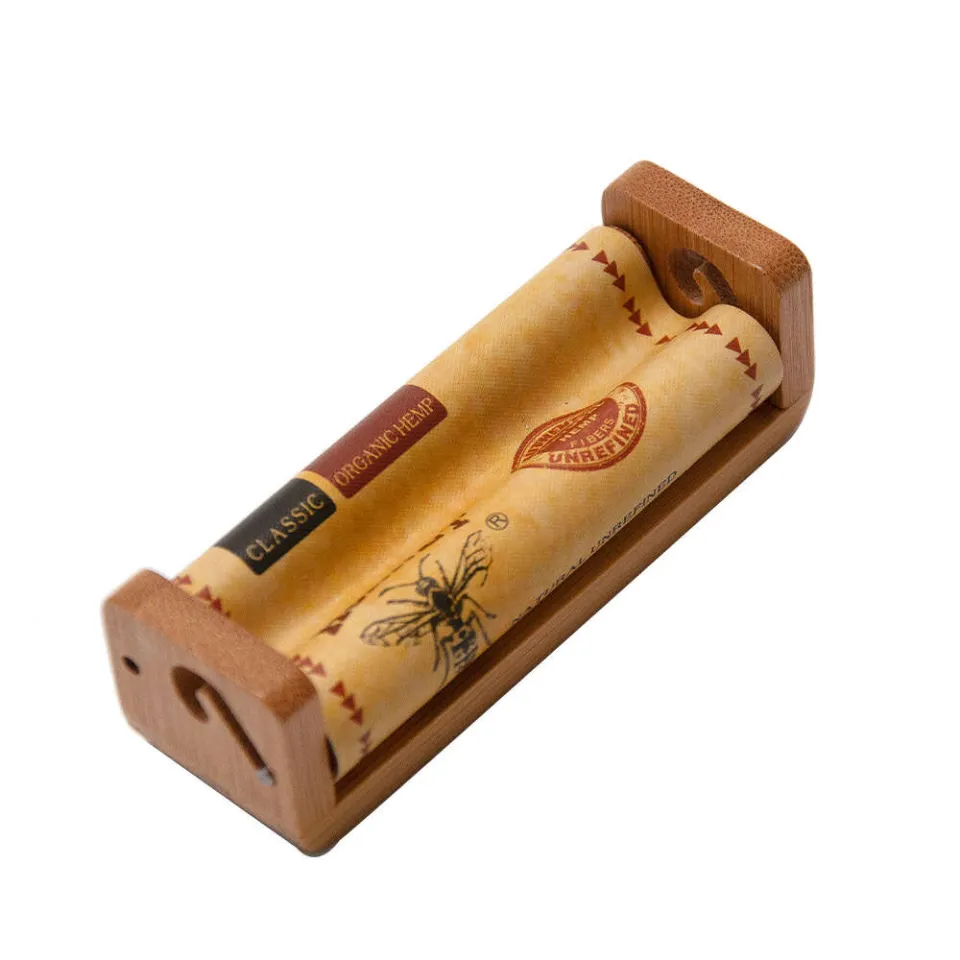 bamboo cigarette New HONRET Bumblebee Bamboo and Wood 78mm Manual Cigarette