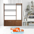 Nifty Nice Alna Heavy Duty Regal Design Engineered Wood Alna with 3 Large Storage Cabinet.