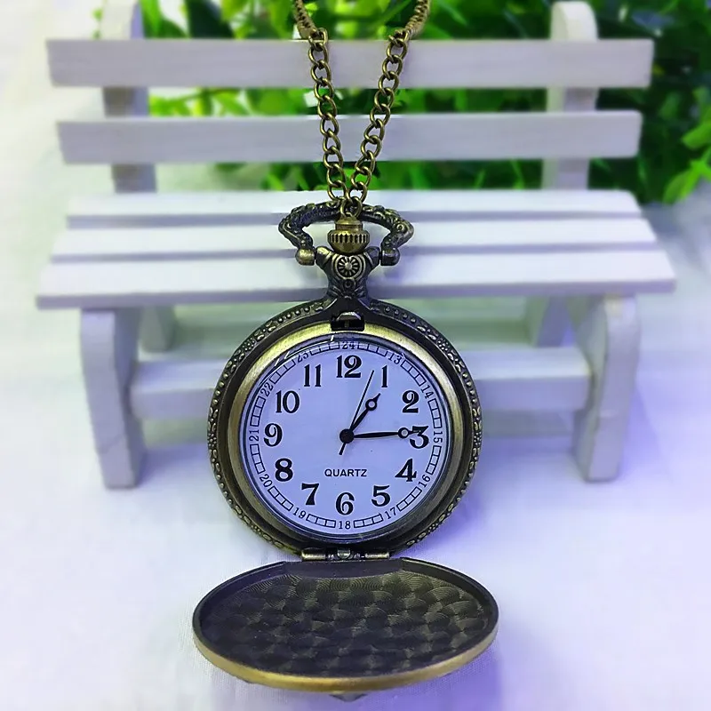 Wholesale foreign trade superman pocket watch male flip retro