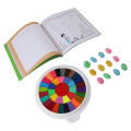 Finger Painting Kit and Book Water Based Ink Kids Finger Paint Kit for Wall Murals.