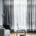 Migeet Sheer Curtains Living Room Rod Pocket Window Curtain Panels Bedroom Semi Sheer Voile Curtains White (55''Wx84''L,2 Panels). 