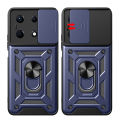 For Infinix Note 30 Pro 4G Case Hard Sliding Lens Protect Stand Holder Back Cover. 