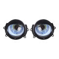 2pcs 3 Inch Car LED Devil Eyes Demon Evil Eye Lenses 12V For Car WIFI Control Eyes Retrofit Kits Fitting Auto Light Accessories.