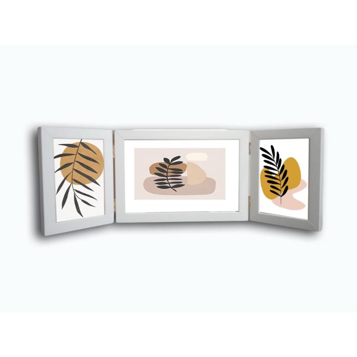 Fiber%20Folding%20Photo%20Frame%203%20in%201%20/%20Fancy%20Design%20Triple%20Picture%20frame%20For%20Beedroom,%20livingroom,%20office%20decor%20-%20Image%202