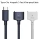 2M USB Type C to Magsafe 3 Magnetic Charger Cord Laptop Charging Cable Converter PD 140W for MacBook Air/Pro A2442 A2485 A2681. 