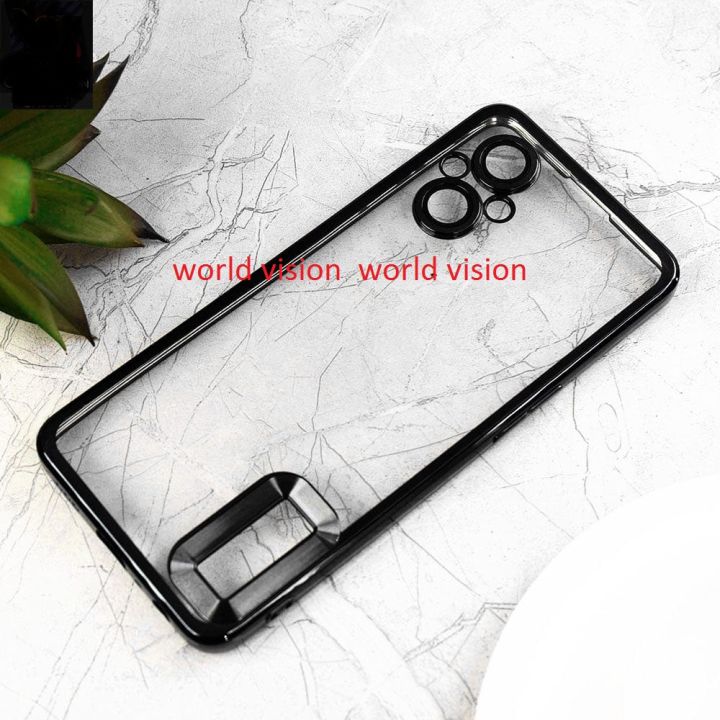 For OPPO F21 PRO 5G / Reno7 Z 5G / Reno 7 Lite / Reno 8 Lite Logo View with Camera Lens Protector Soft Slim CD Phone Cases Oppo F21 Pro 5g Back Cover