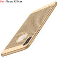 Ultra Thin heat dissipation back cover for Xs Max hollow breathable micro matte phone casing hard pc shell super slim phone case. 