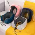 U Shaped Memory Foam Neck Pillows Soft Travel Pillow Massage Neck Pillow Sleeping Airplane Pillow Cervical Bedding. 