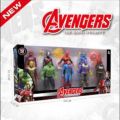 Avengers 4 Super Hero Toy Set iron man hulk Spider-Man thanes captain America (5pcs) - Toys For Boys. 