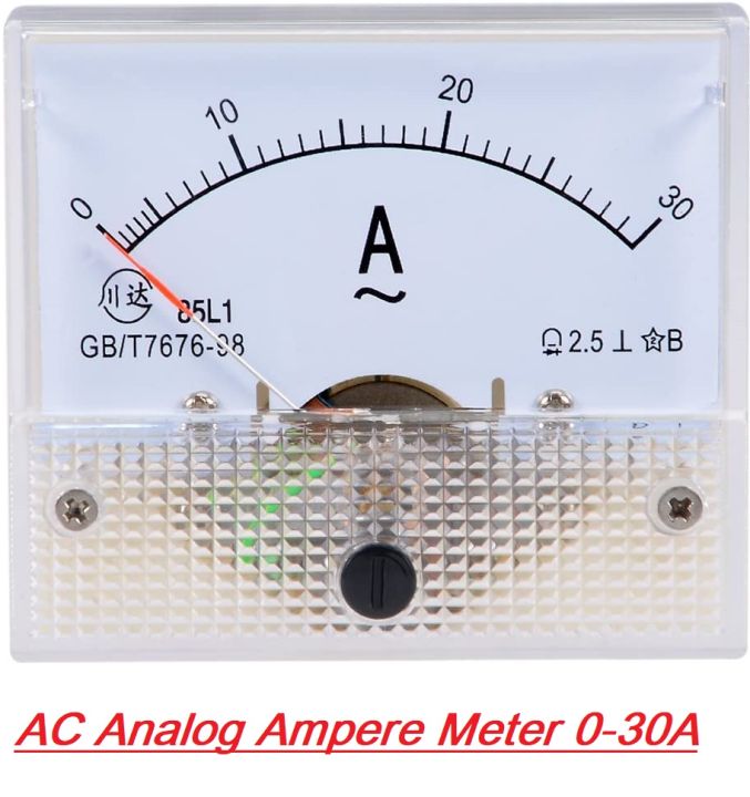 Amp%20Meter%20Ac%20Analog%20Ampere%20Meter%200-30A%20Gauge%20Square%20Panel%20Ac%200-30A%20Current%20Amperemeter%2030A%20Analog%20Panel%20Ammeter%20Current%20Meter%2085L1%20For%20Ac%20220V%20Line%20Electrical%20Circuitry%20&%20Parts%20-%20Power%20Bank%20Circuit%20-%20Image%202