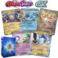 New English Pokemon Cards Holographic EX Vstar Vmax GX Letter Rainbow Arceus Shiny Charizard Mewtwo Evolution Collection Card MuXiaRe. 