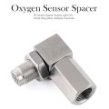 Universal O2 Oxygen Sensor Adapter 90° Degree 02 Bung Extension Catalytic Extender Spacer M18X1.5 Car Fix Check Engine. 