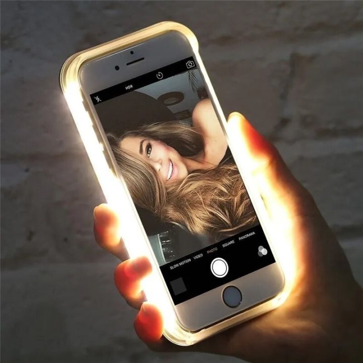 Light Glow Phone Case For iPhone 13 Pro Max Case Fill Light