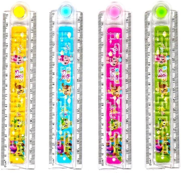 Folding Games Scale Ruler with Multiple Design Shaped