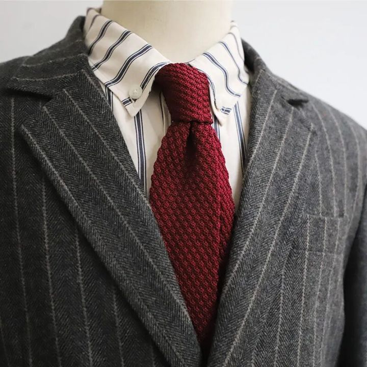Men's%20Knitted%20Tie%20Solid%20Colourful%20Tie%20Skinny%20Narrow%20Slim%20Knit%20Warm%20Neck%20Gifts%20For%20Men%20Classic%20Woven%20Designer%20Daily%20Wear%20Cravat%20-%20Image%204