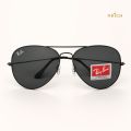Aviator Classic Sunglasses for Men Black Frame Black Lens | UV400 Protection | Premium Metal Frame.