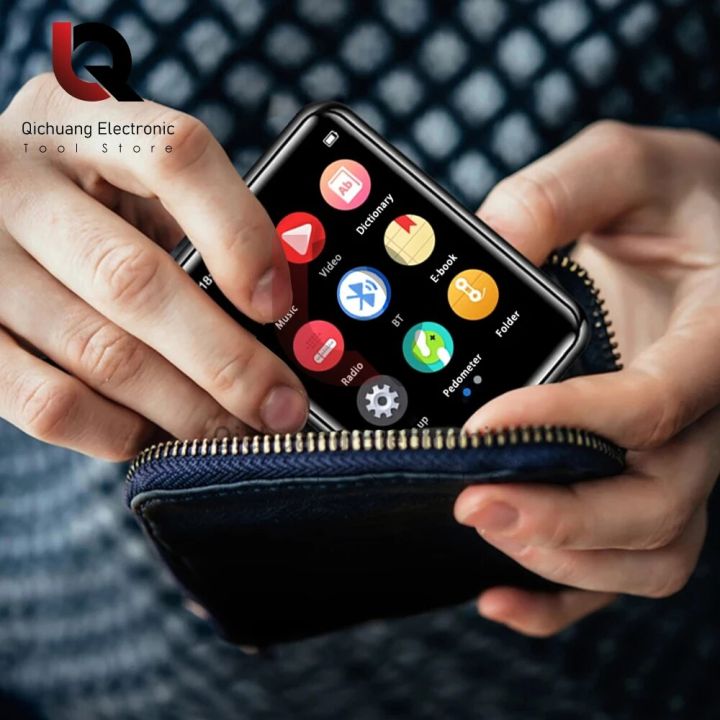 RUIZU%20M7%20Metal%20Bluetooth%205.0%20MP3%20Music%20Player%20Built-in%20Speaker%202.8%20Inch%20Full%20Touch%20Screen%20HIFI%20Walkman%20With%20FM/E-book/Pedometer%20-%20Image%204