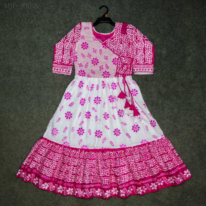 Stylish And Fashionable Women Dress Handmade Women new Block Printed Women kurtis