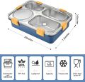 FunBlast Lunch Box - Microwave Heating Special Lunch Box - Convenient and Versatile Bento Box 1400ml. 