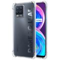 For Realme 8 4G Reinforced Shockproof Cushion Back Clear Hybrid Transparent Sof Tpu Back Cover For Realme 8 4G. 
