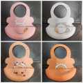 Silicone Baby Bibs with Food Catcher-1pc. 