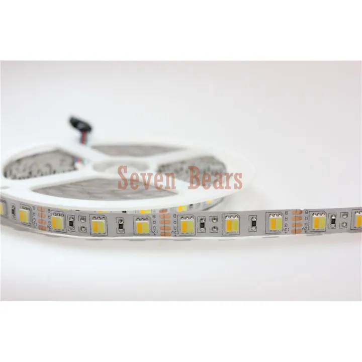 5m 12V Double Color 5050 / 5025 LED Strip DC12V Flexible Tape, CW/WW Dual White in 1 Chip Color Temperature Adjustable CCT Strip