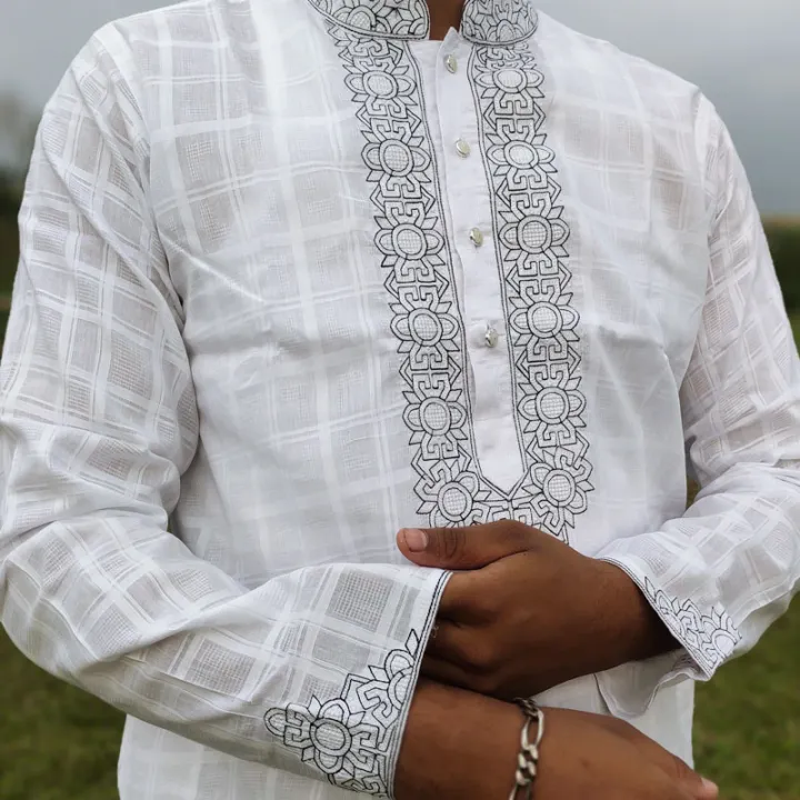 Premium%20White%20Aarong%20Quota%20Cotton%20Panjabi%20for%20Men%20%E2%80%93%20Eid%20Special%20%7C%20Summer%20Semi-Long%20Stylish%20Punjabi%202025%20%7C%20Off%20White%20Dhuti%20Panjabi%20for%20Man%20-%20Image%205