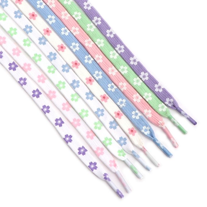 Lsgs%20New%20Sakura%20shoelaces%20flat%20Little%20Daisies%20shoe%20laces%20high-top%20canvas%20sneakers%20shoelace%20AF1%20laces%20shoe%20strings%20100/120/140/160cm%20-%20Image%205