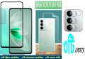 3in1 Protector Combo Pack for vivo V30 Lite 4G (5d Full Screen Protector Glass+Back Hydrogel Protector Poly+Camera Lens Protector). 