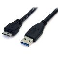 USB 3.0 to USB Micro-B cable for HDD encloser white - Cable Protector.
