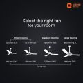 Orient Aeon BLDC PRO Motor 48" Ceiling Fan with Remote (Tangerine Brown).