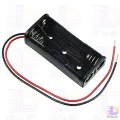 2 Tank Battery Holder AA 2 Tank Rechargeable Battery Holder 14500 Two Slot Plastic Storage Box Case With Leads Cable Wire. 