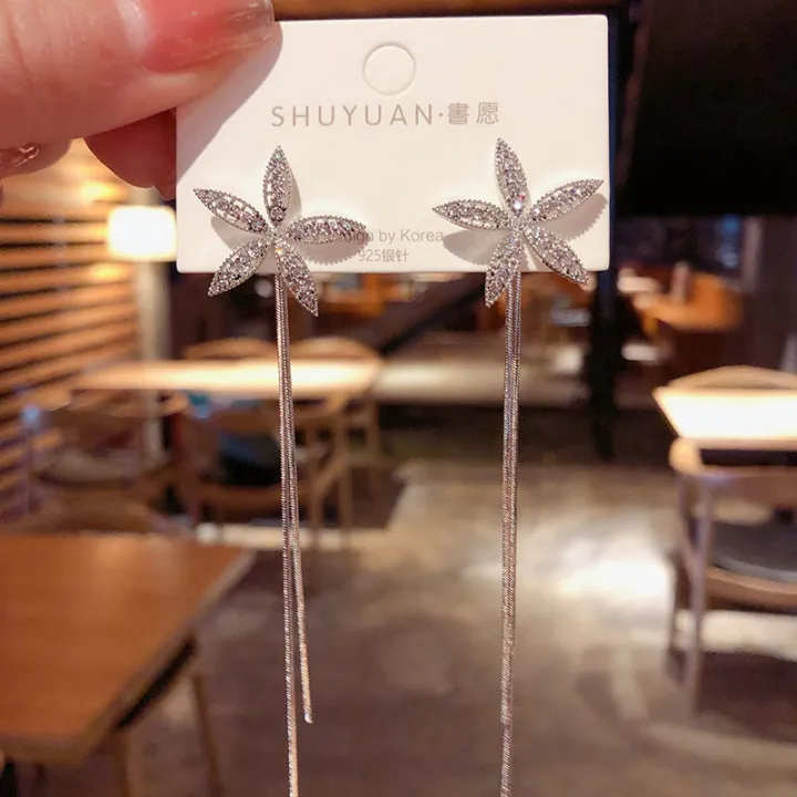 Flower%20Tassel%20Dorp%20Earrings%20for%20Women%20Vintage%20Jewelry%20Modern%20Party%20Wedding%20Bridal%20Accessories%20Dangle%20Earrings%20-%20Image%203