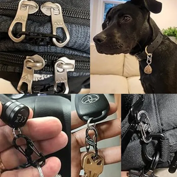 03%20Pcs%20Anti%20opening%20Anti%20Lock%20S%20buckle%20with%20locked%208-shaped%20buckle%20Stainless%20steel%20keychain%20S%20Type%20Shape%20Double%20Buckle%20Key%20Ring%20Snap%20-%20Image%204