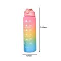 Water Bottle Motivational Sports Water Bottle Leakproof Bottles Drinking Outdoor Travel Gym Fitness Jugs For Kitchen Cup. 