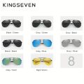 KINGSEVEN, Cool Aluminum Magnesium Frame Sunglasses, Premium Polarized Rimless Aviator Sunglasses, For Men Women Outdoor Sports Driving Fishing Cycling Supply Photo Prop. 