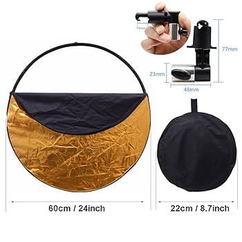 GODOX%20%20Portable%2032inch/80cm%20Light%20Reflector%20with%20Clamp,5%20in%201%20Collapsible%20Multi%20Disc%20Photography%20Reflector%20Translucent,Silver,Gold,White,Black%20for%20Studio%20Photography%20Lighting%20and%20Outdoor%20Lighting%20-%20Image%205