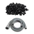 ICQURBT 1.5M 5Ft 59 Inch Machine Dishwasher Drain Hose Extension Washing Pipe with Bracket Set with 7mm Hole Plastic Rivets Fastener Auto Car Bumper Push Clips 100 Pcs. 